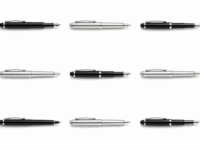Parker fountain and ballpoint pen group